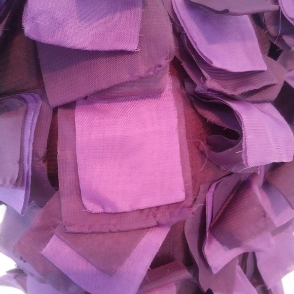 Angel Eye Two Tone Scoop Neck Blouse, Purples, Size Small - Picture 2 of 6